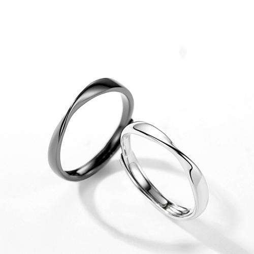 laiton Couple Anneau, bijoux de mode & réglable & pour le couple, plus de couleurs à choisir Vendu par fixé