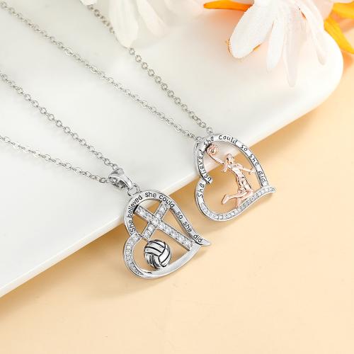 Harz Messing Halskette, plattiert, verschiedene Stile für Wahl & für Frau & mit Strass & hohl, originale Farbe, verkauft von PC