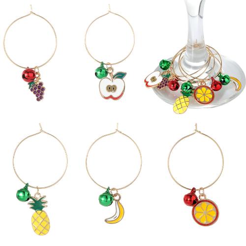 aleación de zinc chapado, diferentes estilos para la opción & esmalte, dorado, Vendido por UD