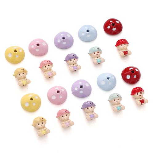 Perles émail alliage de zinc, 2 pièces & DIY, plus de couleurs à choisir Environ 1.5mm, Vendu par fixé