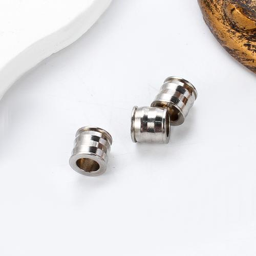 Stainless Steel Beads, 304 Stainless Steel, silver color plated, DIY, silver color 