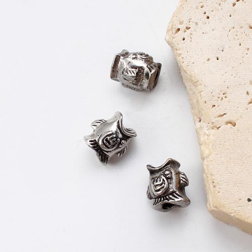 Stainless Steel Beads, 304 Stainless Steel, silver color plated, DIY, silver color 