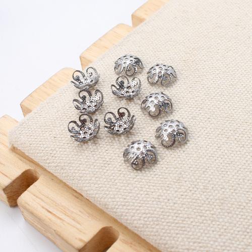 Stainless Steel Bead Cap, 304 Stainless Steel, silver color plated, DIY, silver color [