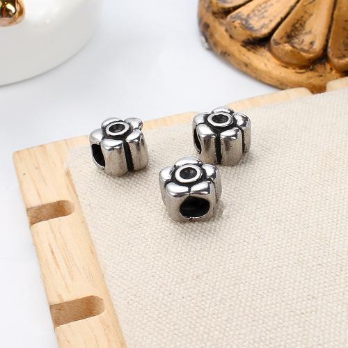 Stainless Steel Beads, 304 Stainless Steel, silver color plated, DIY, silver color Inner Approx 5.09mm 