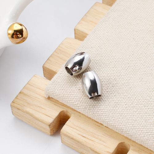 Stainless Steel Beads, 304 Stainless Steel, silver color plated, DIY, silver color Inner Approx 4.41mm 
