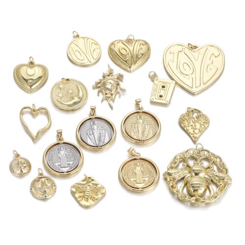 Bijoux pendentifs en laiton, Placage, DIY, plus de couleurs à choisir, Vendu par PC