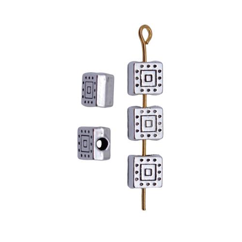 Perles intercalaires en alliage de zinc, cadre, Placage, DIY Vendu par sac[