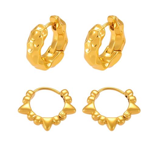 Boucle d'oreille en acier inoxydable Dangle, Acier inoxydable 304, Placage, bijoux de mode & styles différents pour le choix & pour femme, plus de couleurs à choisir, Vendu par paire