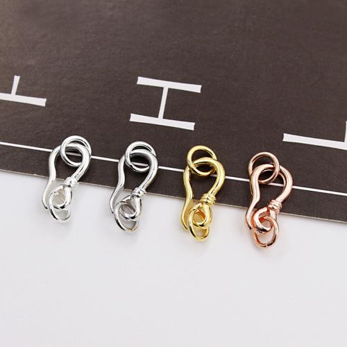 Sterling Silver Hook and Eye Clasp, 925 Sterling Silver, DIY [