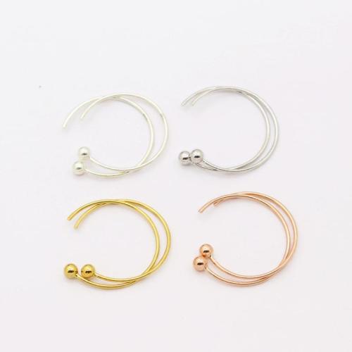 スターリングシルバー イヤリング ドロップ, 925スターリングシルバー, DIY & 異なるサイズの選択, 無色, 売り手 ペア[