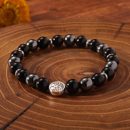 Lampwork Bracelets, with Zinc Alloy, gold color plated, fashion jewelry 