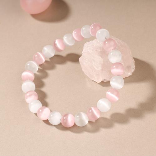 Bracelets Chatoyant, Oeil de chat, Placage de couleur d'or, bijoux de mode, plus de couleurs à choisir, Vendu par PC