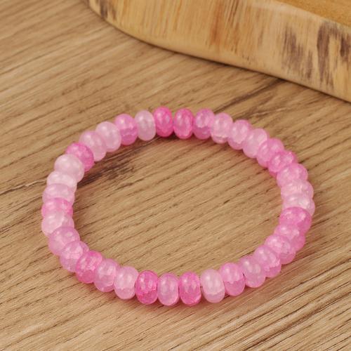 Glasperlen Armbänder Schmuck, Glas, goldfarben plattiert, Modeschmuck, keine, verkauft von PC[