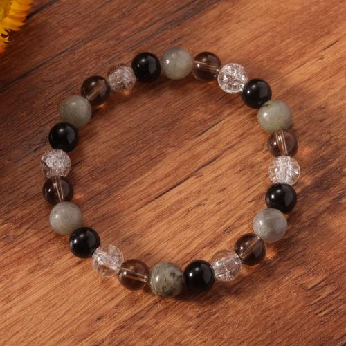 Bracelets en pierres précieuses, Pierre naturelle, Placage de couleur d'or, bijoux de mode, plus de couleurs à choisir, Vendu par PC