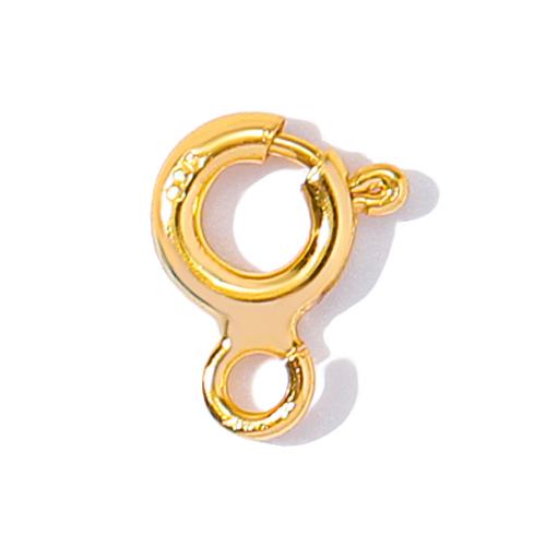 ステンレス弾性リング クラスプ, 銅, メッキ, DIY, 無色, 10パソコン/バッグ, 売り手 バッグ