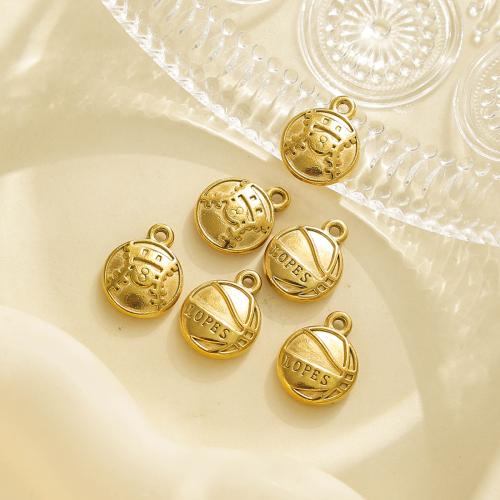 Stainless Steel Pendants, 304 Stainless Steel, gold color plated, DIY, golden 