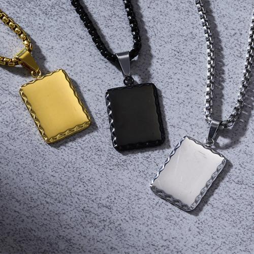 チタンペンダント
, チタン鋼, 長方形, メッキ, 異なるスタイルを選択 & 男性用 売り手 パソコン