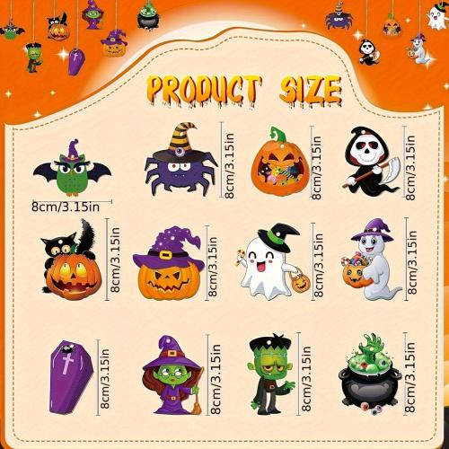 décoration d'Halloween, bois, bijoux de mode, plus de couleurs à choisir é, Vendu par fixé