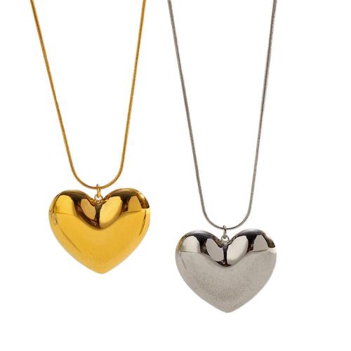 Collier Fashion, Acier inoxydable 304, Placage, bijoux de mode & pour femme, plus de couleurs à choisir, Vendu par PC[