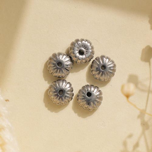 Stainless Steel Beads, 304 Stainless Steel, Lantern, silver color plated, DIY, silver color 