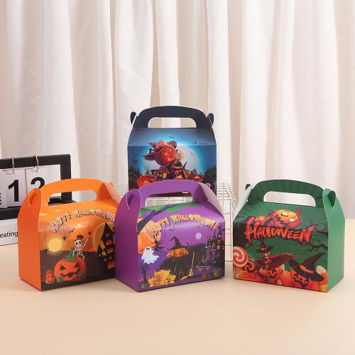 carton Boîte de bonbons d’Halloween, Impression, modèles différents pour le choix Vendu par PC