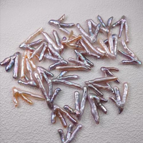 Perles nacres sans trou de culture d'eau douce, perle d'eau douce cultivée, Baroque, DIY & aucun trou, plus de couleurs à choisir, 25-30mm, Vendu par PC