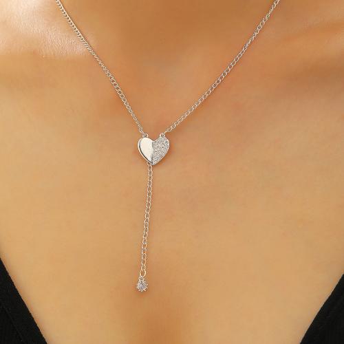 Harz Messing Halskette, goldfarben plattiert, Modeschmuck & mit Strass, keine, verkauft von PC