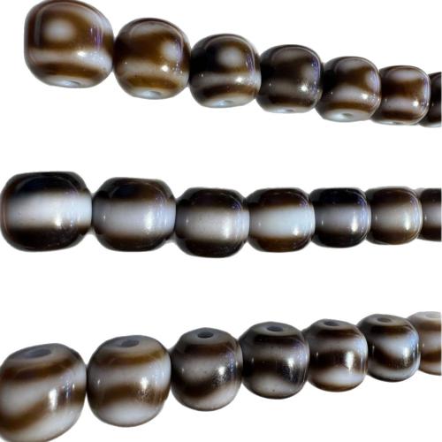 Natural Tibetan Agate Dzi Beads, random style & DIY 