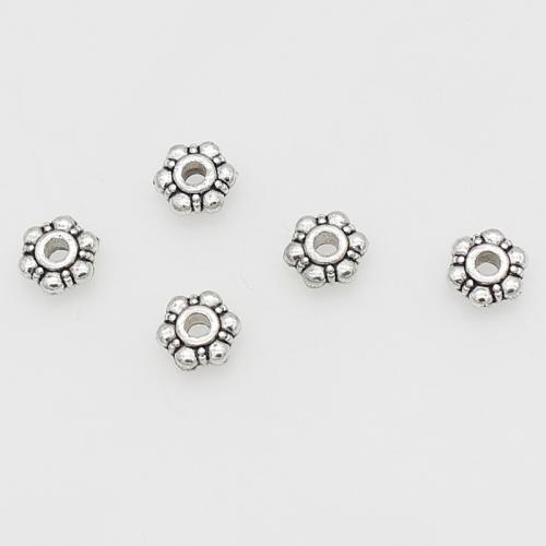 Perles intercalaires en alliage de zinc, Placage de couleur argentée, DIY Diamètre inté Environ 2mm Vendu par sac[