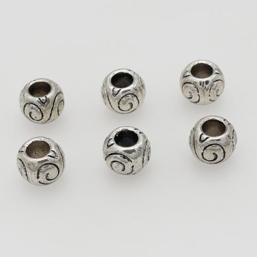 Perles intercalaires en alliage de zinc, Placage de couleur argentée, DIY Diamètre inté Environ 5mm Vendu par sac[