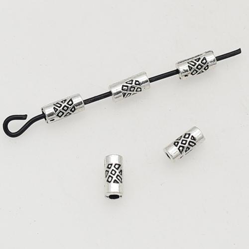 Perles intercalaires en alliage de zinc, Placage de couleur argentée, DIY Diamètre inté Environ 1mm Vendu par sac[