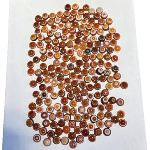 Natural Tibetan Agate Dzi Beads, handmade, random style & DIY, red, 10mm 