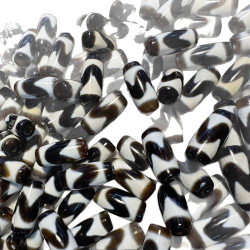 Natural Tibetan Agate Dzi Beads, DIY 