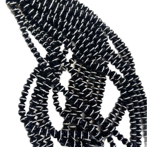 Natural Tibetan Agate Dzi Beads, DIY Approx 39 cm 