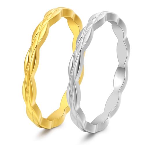 Bague en acier inoxydable, Acier inoxydable 304, poli, bijoux de mode & normes différentes pour le choix & pour femme, plus de couleurs à choisir, Vendu par PC