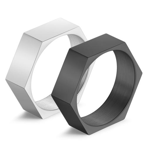 Bague en acier inoxydable, Acier inoxydable 304, poli, bijoux de mode & normes différentes pour le choix & pour homme, plus de couleurs à choisir, Vendu par PC