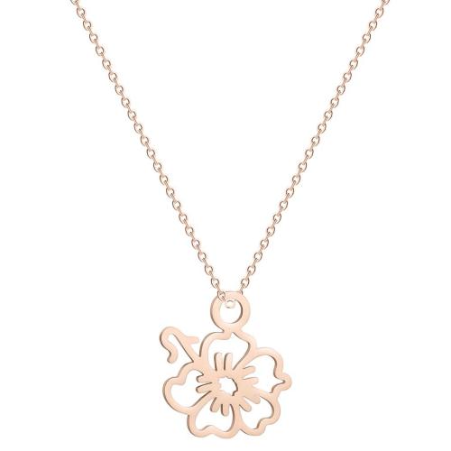 ステンレス鋼のジュエリーネックレス, 304ステンレススチール, メッキ, ファッションジュエリー & 女性用 & くり抜き, 無色, 長さ:約 45 センチ, 売り手 パソコン