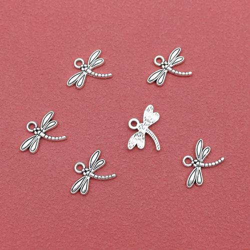 Zinc Alloy Animal Pendants, Insect, silver color plated, DIY, antique silver color 