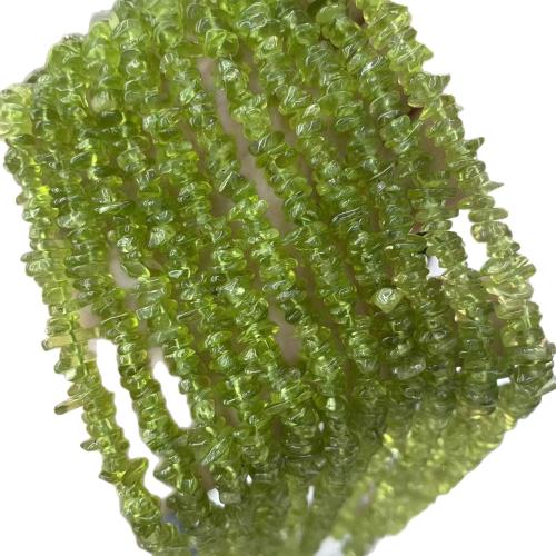 Perles de pierre gemme unique, Olivine naturelle, DIY, vert cm, Vendu par brin