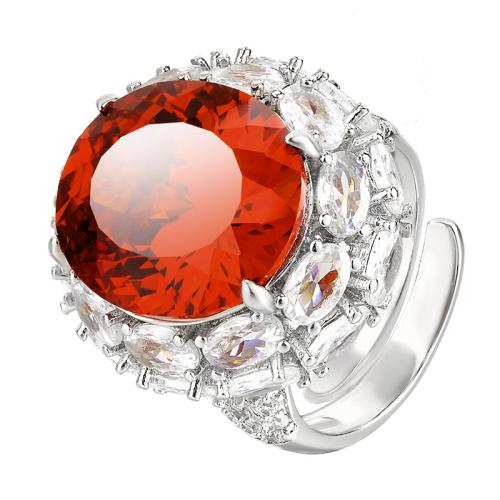 Messingring mit Strass , Messing, goldfarben plattiert, Modeschmuck & für Frau, keine, verkauft von PC