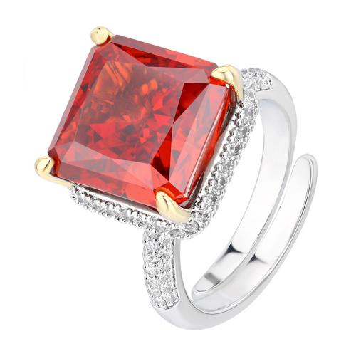 Messingring mit Strass , Messing, goldfarben plattiert, Modeschmuck & für Frau, keine, verkauft von PC