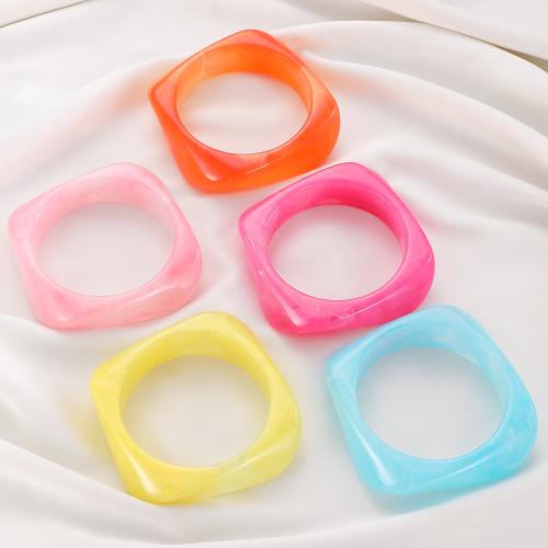 Resin Bangle, fashion jewelry, golden 