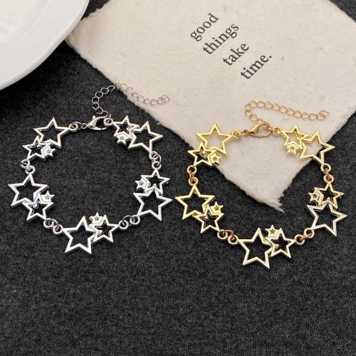 Fashion Zinc Alloy Bracelets, gold color plated, fashion jewelry & hollow 