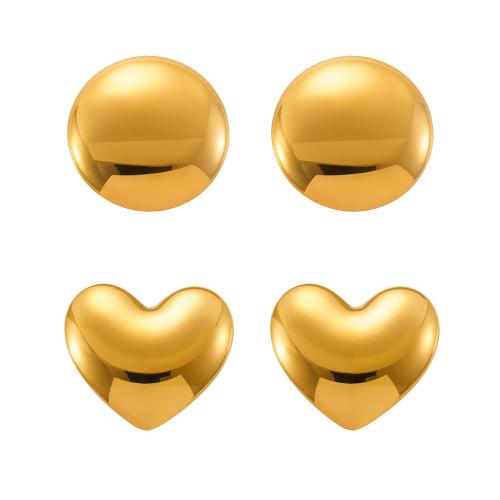 Boucle en acier inoxydable, Acier inoxydable 304, Placage, bijoux de mode & styles différents pour le choix & pour femme, plus de couleurs à choisir, Vendu par paire