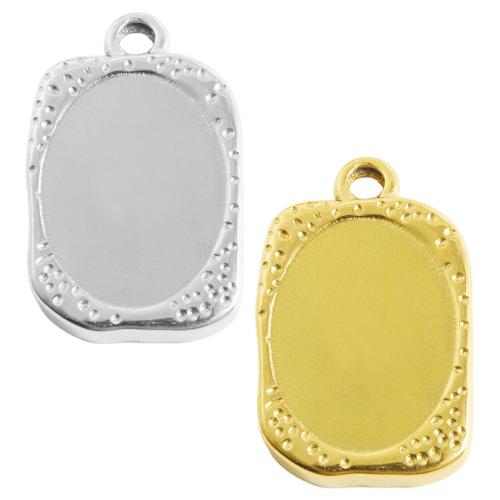 Monture de pendentif en acier inoxydable, Acier inoxydable 304, Placage, DIY, plus de couleurs à choisir Vendu par sac