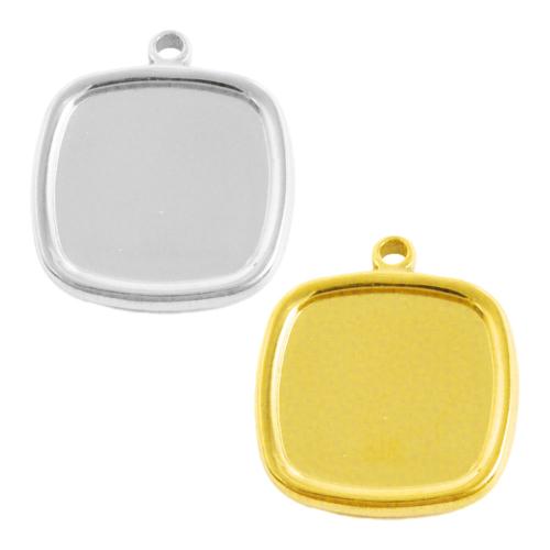 Monture de pendentif en acier inoxydable, Acier inoxydable 304, Placage, DIY, plus de couleurs à choisir Vendu par sac