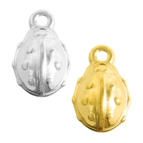 Pendentifs d'animaux en acier inoxydable , Acier inoxydable 304, Insecte, Placage, DIY, plus de couleurs à choisir Vendu par sac