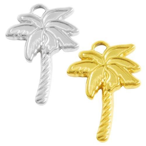 Stainless Steel Pendants, 304 Stainless Steel, Palm Tree, plated, DIY 