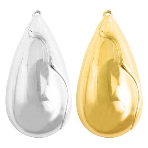 Stainless Steel Pendants, 304 Stainless Steel, Teardrop, plated, DIY 