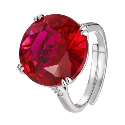 Messingring mit Strass , Messing, goldfarben plattiert, Modeschmuck & für Frau, keine, verkauft von PC